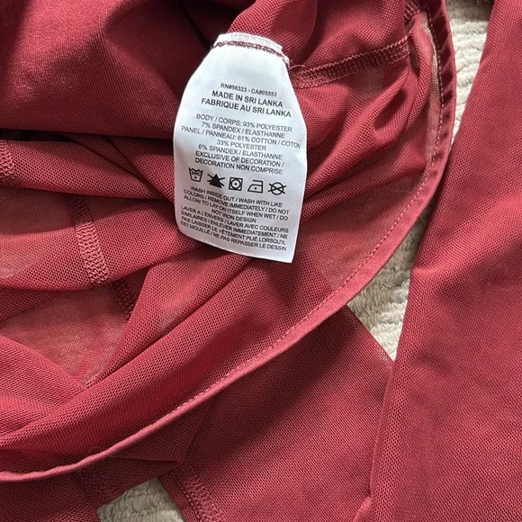 Nike Long Sleeve Mesh Bodysuit NWOT - Picture 7 of 8